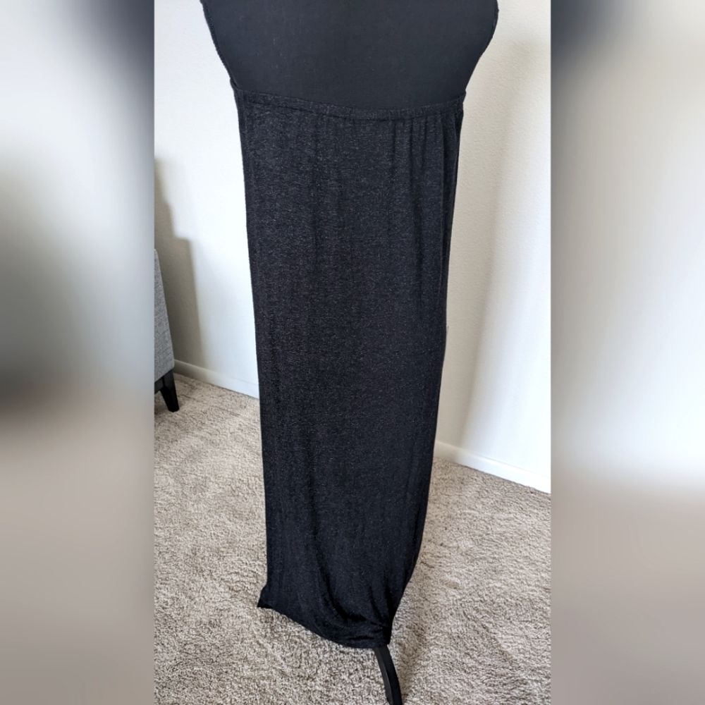 Bisou Bisou Dark Black Maxi Skirt/Dress, size XS - Picture 2 of 3